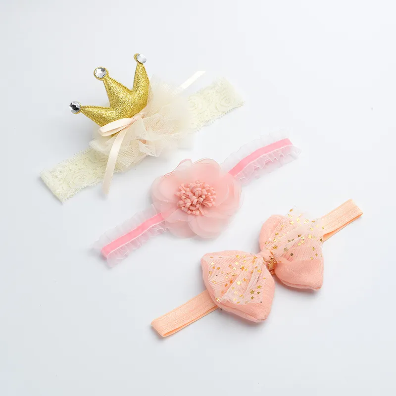 Yiru Stretch Lace Headband Hair Bands Kids'-5