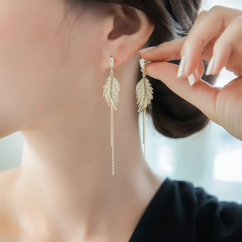Yiru Alloy Electroplated Earrings Women's-1