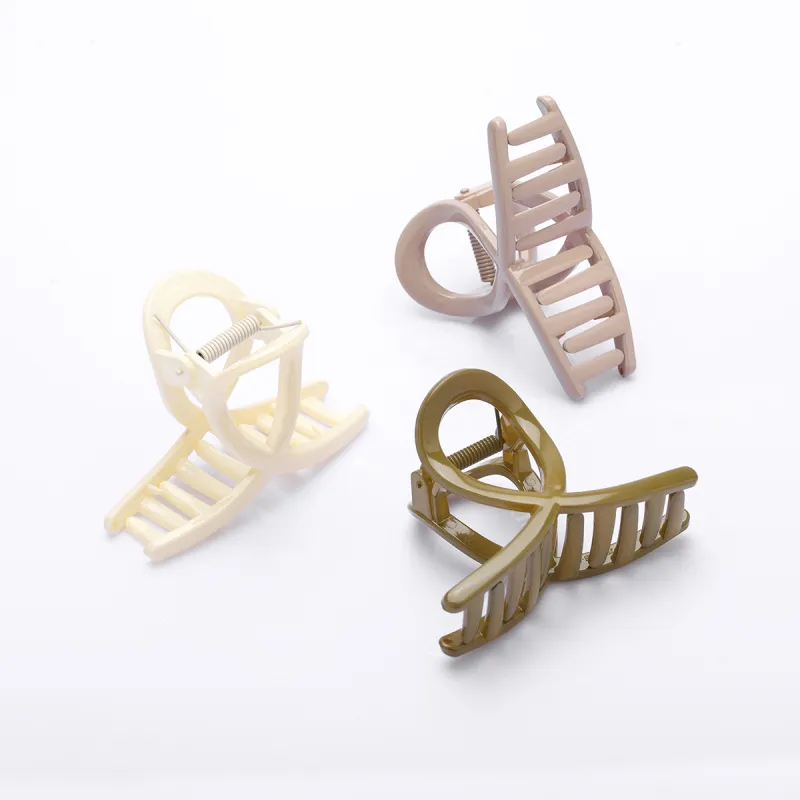 Yiru PC Resin Hair Clips Women's-4