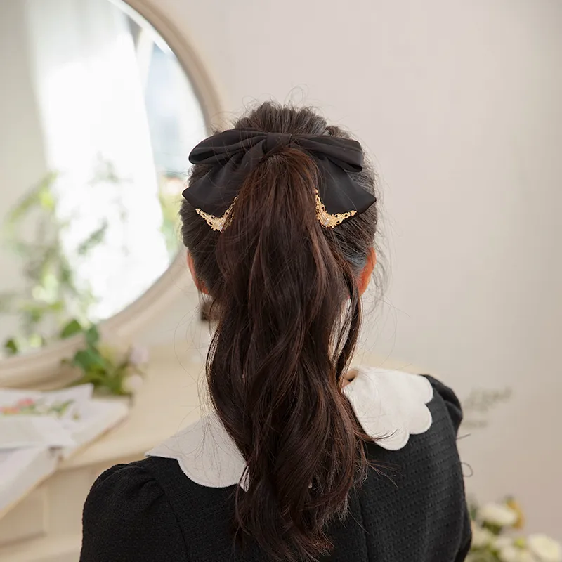 Yiru Fabric Horizontal Clip Headband Hair Clip Hair Accessory Headwear Accessories Women's-2