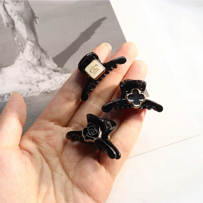 Yiru Acrylic Three Piece Set Claw Clip Hair Clip Women's-5