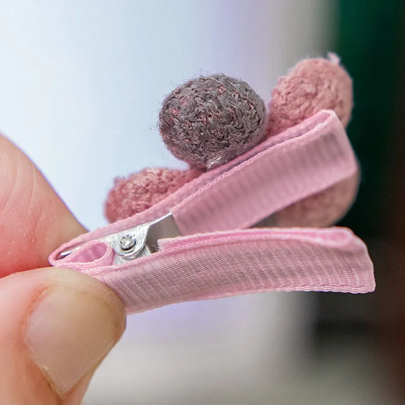 Yiru Fabric Combination Hair Clip Edge Clip Kids'-3