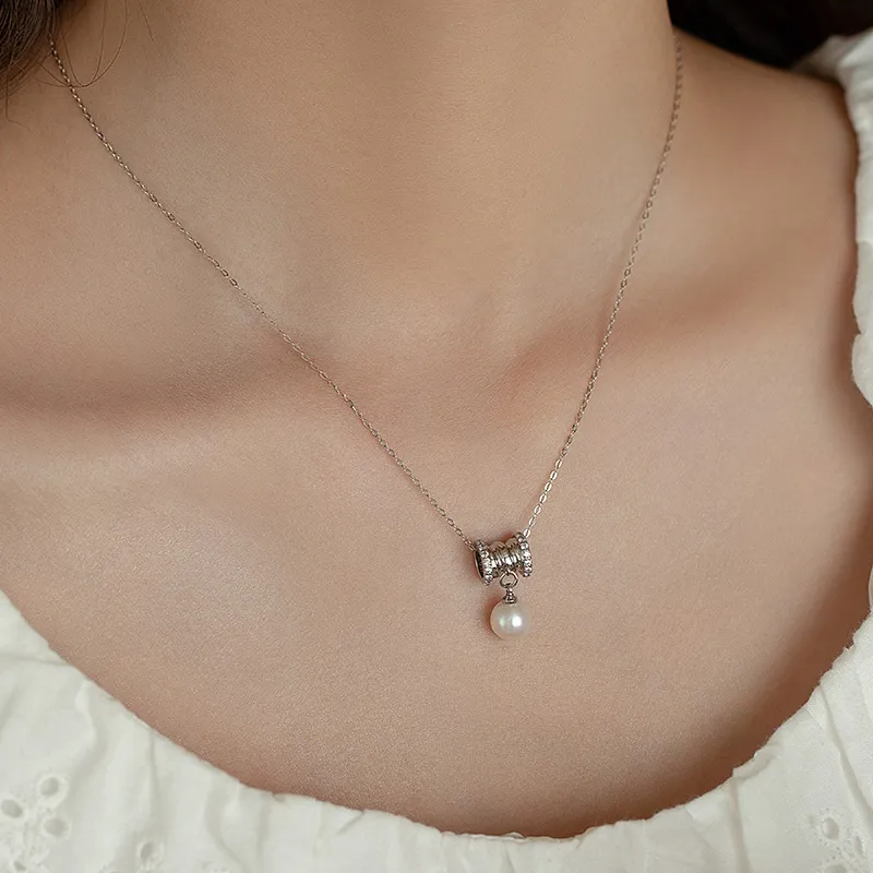 Yiru S925 Silver Elegant Elegance Collarbone Chain Necklace Women's-3