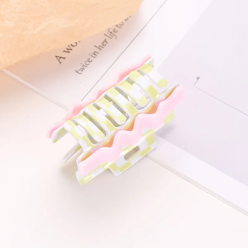 Yiru Plate Hair Claw Clip Claw Clip Hair Clip Women's-4