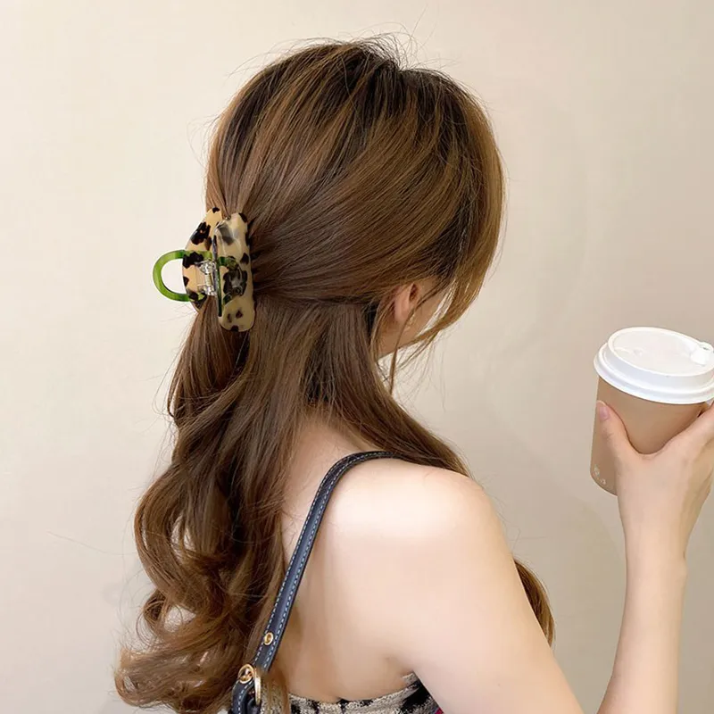 Yiru Acetate Plate Hair Clips Women's-2