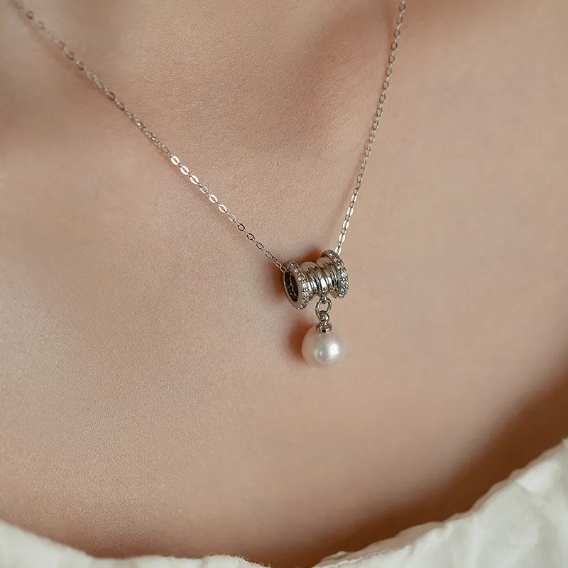 Yiru S925 Silver Elegant Elegance Collarbone Chain Necklace Women's-6