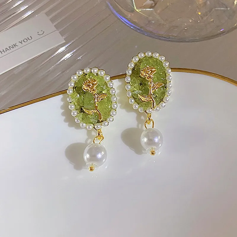 Yiru Alloy Electroplated Earrings Women's-4