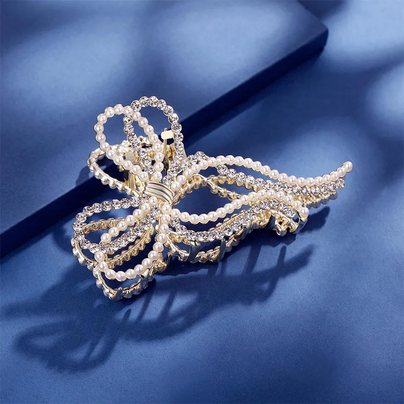 Yiru Artificial Crystal Hair Clips Women's-1