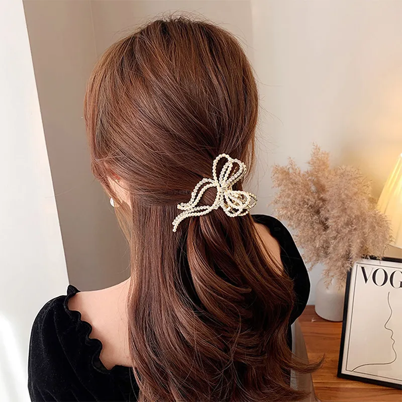 Yiru Artificial Crystal Hair Clips Women's-2