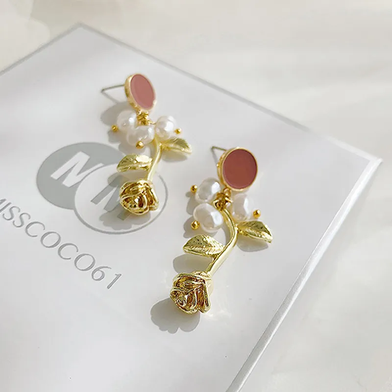 Yiru Alloy Electroplated Earrings Women's-1