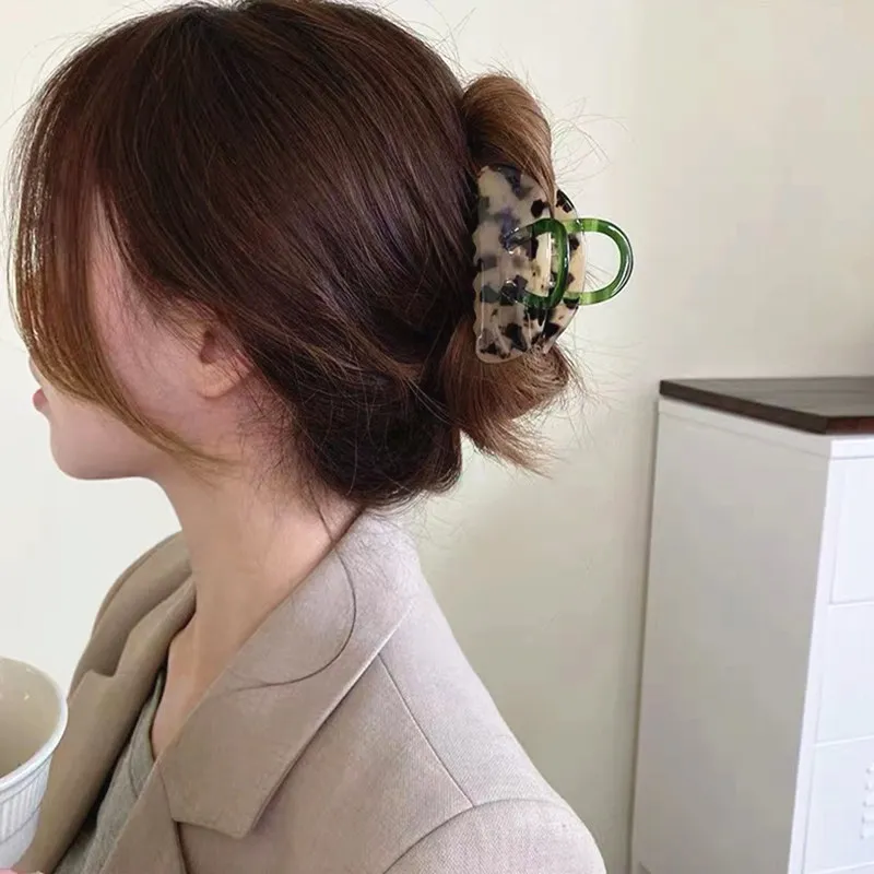 Yiru Acetate Plate Hair Clips Women's-4