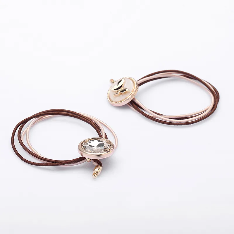 Yiru Acrylic Rubber Band Hair Tie Women's-3