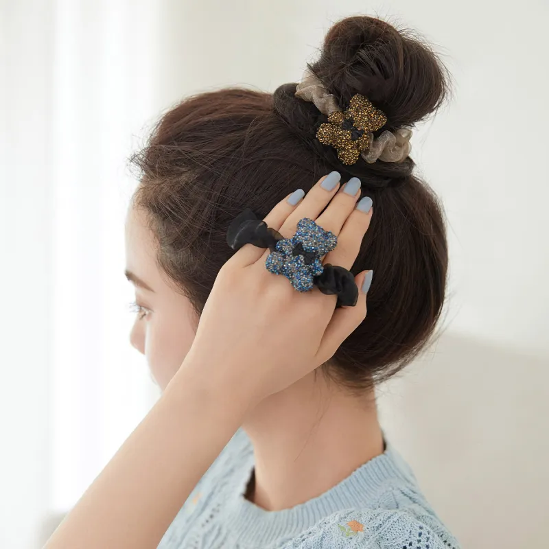 Yiru Sheer Yarn Hair Tie Women's-3