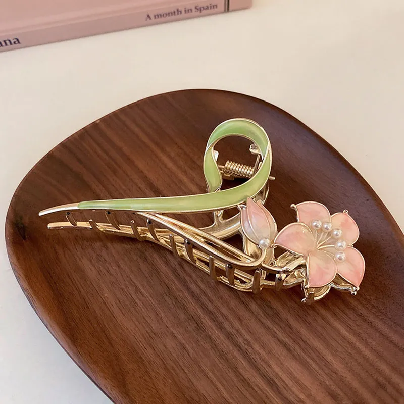 Yiru Alloy, Drip Glaze Hair Clips Women's-6