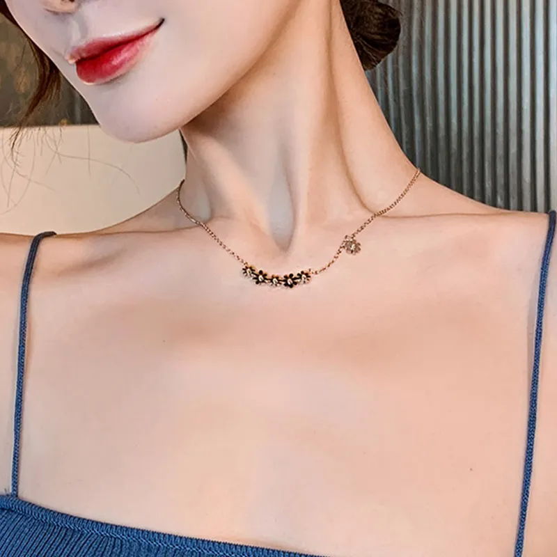 Yiru Titanium Steel Necklaces Women's-3