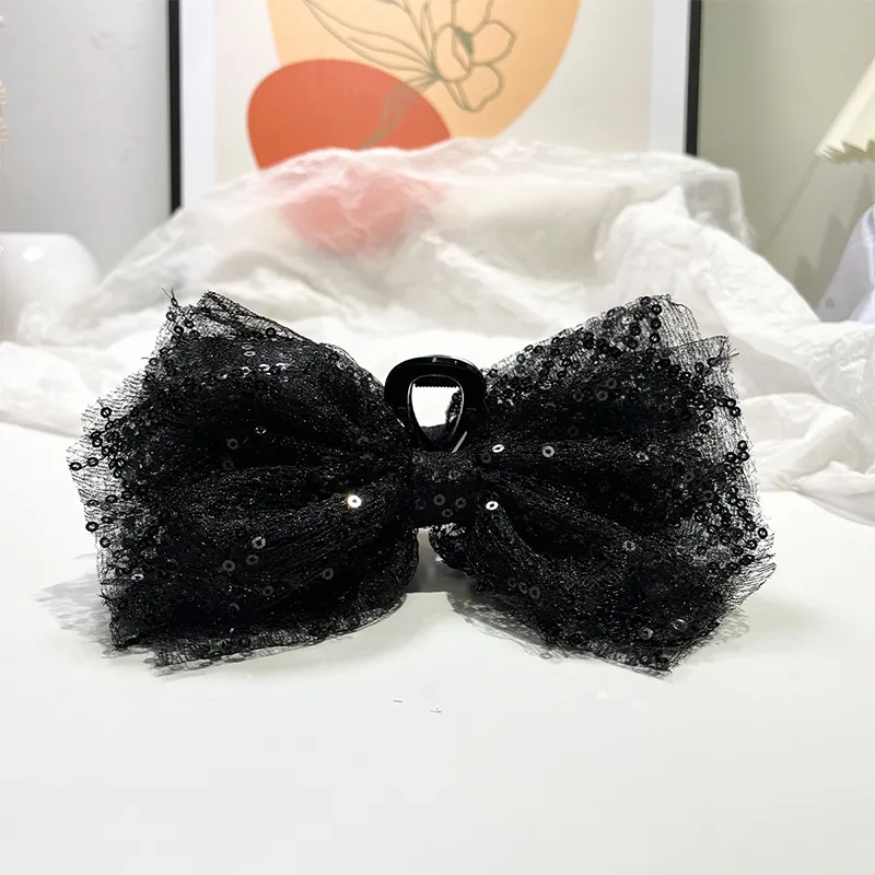 Yiru Acrylic Gauze Hair Clip Hair Claw Clip Women's-6