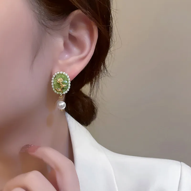 Yiru Alloy Electroplated Earrings Women's-2