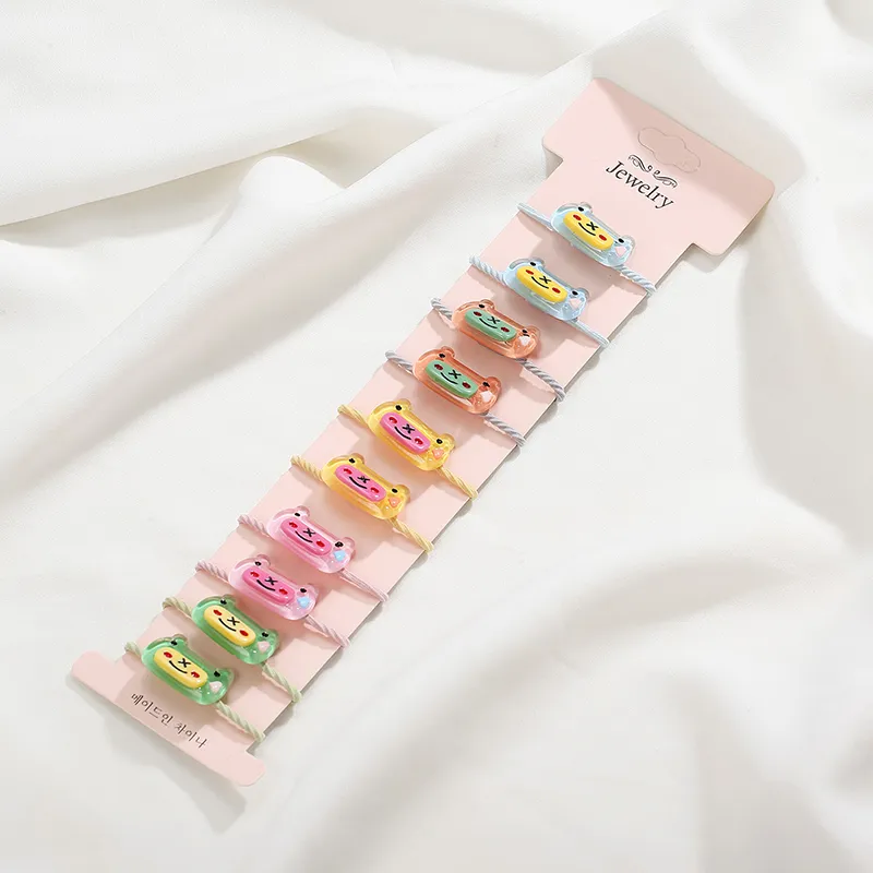 Yiru Rubber Band Resin Hair Tie Kids'-4