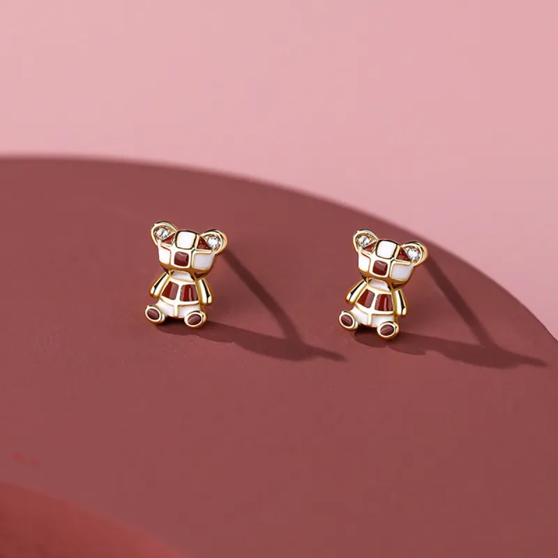 Yiru S999 Fine Silver Hoop Earrings, Stud Earrings, And Jewelry Accessories Women's-4