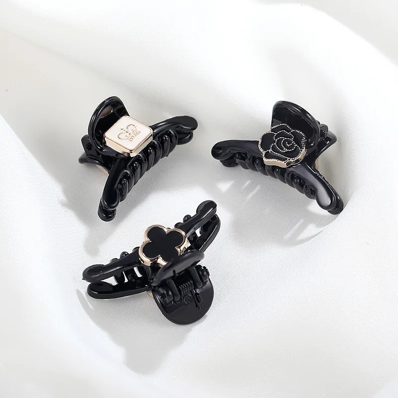 Yiru Acrylic Three Piece Set Claw Clip Hair Clip Women's-3