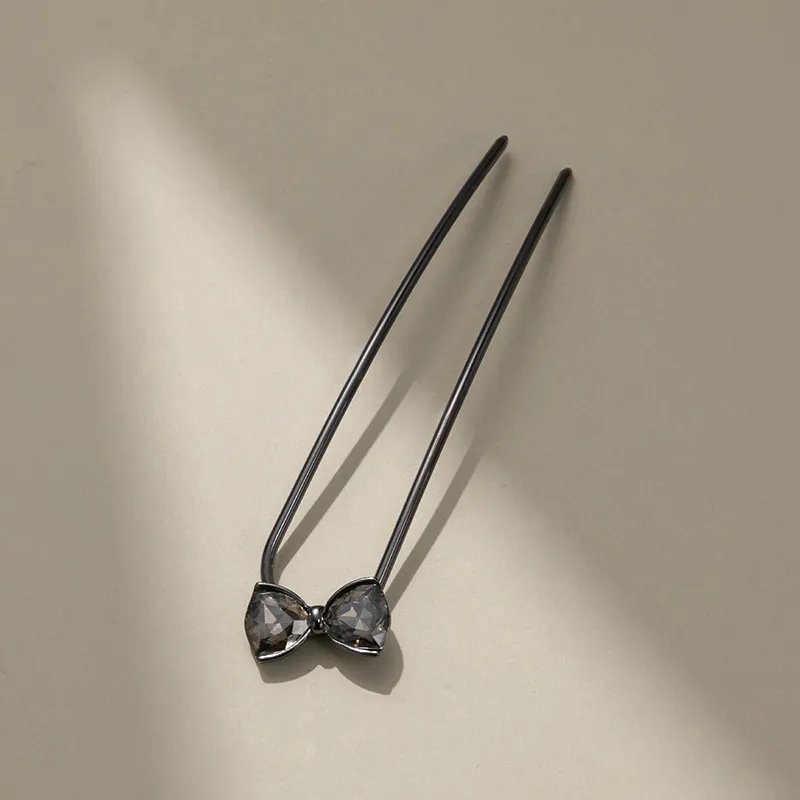 Yiru Alloy Imitation Crystal Hairpins Women's-4