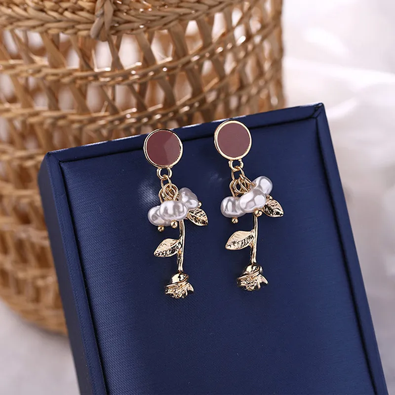 Yiru Alloy Electroplated Earrings Women's-2