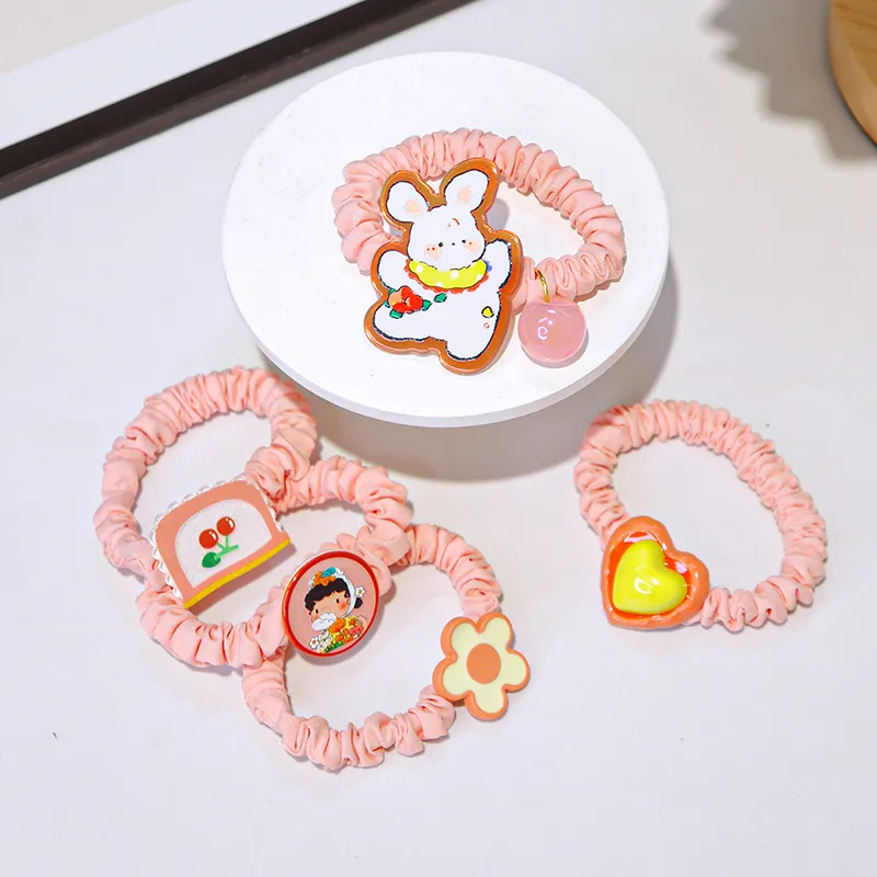 Yiru Fabric Resin Hair Tie Women's-6