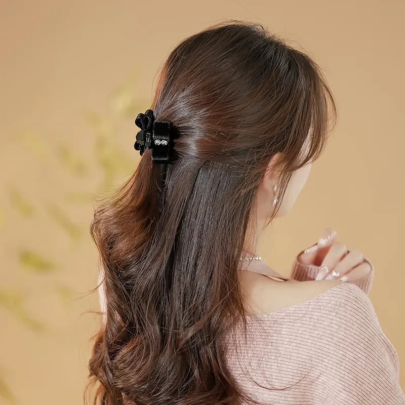 Yiru Flannelette Hair Clips Women's-5