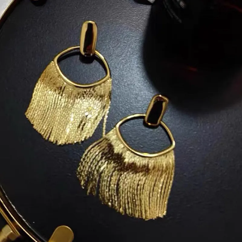 Yiru Copper Alloy Earrings Women's-4