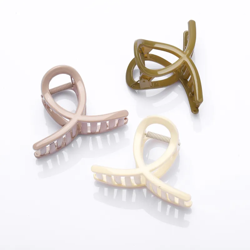Yiru PC Resin Hair Clips Women's-6