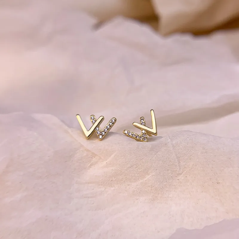 Yiru Alloy Electroplated Stud Earrings Women's-5