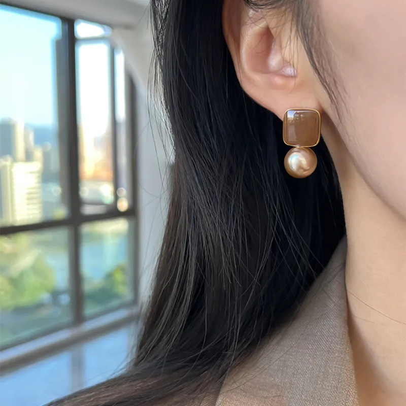 Yiru Copper Alloy Earrings Women's-2