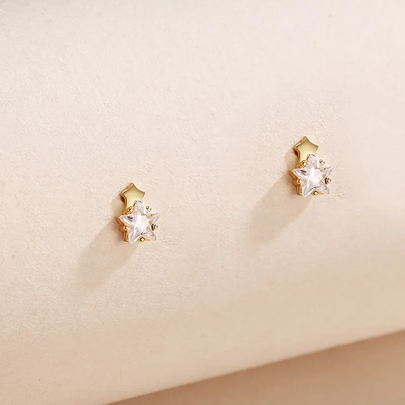 Yiru Copper Plating Stud Earrings Women's-6
