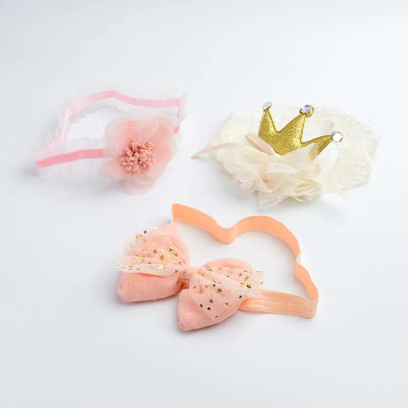 Yiru Stretch Lace Headband Hair Bands Kids'-4