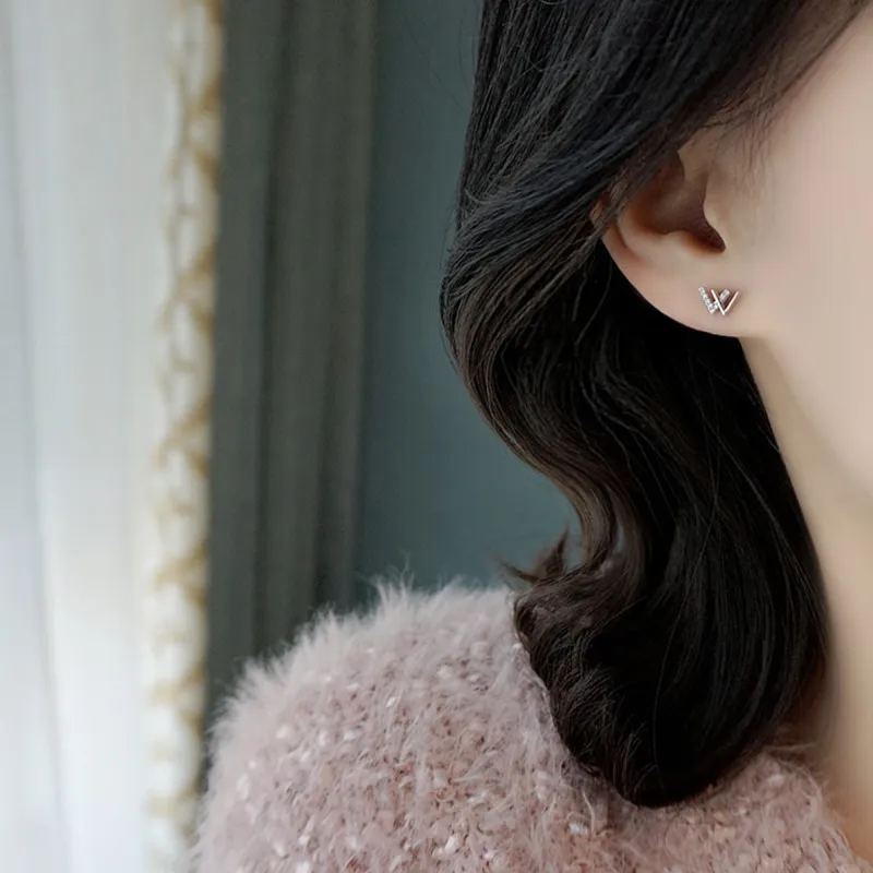 Yiru Alloy Electroplated Stud Earrings Women's-6