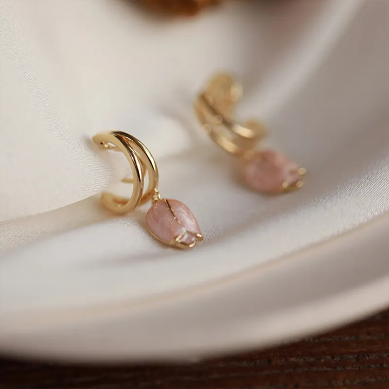 Yiru Alloy Clip On Earrings Women's-2