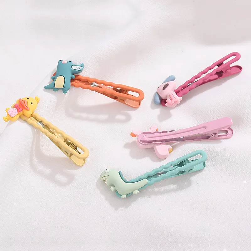 Yiru Alloy Resin Small Animal Hair Friendly Hair Clip Kids'-3