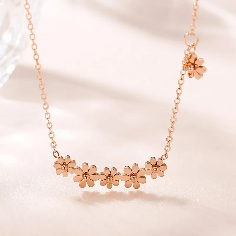 Yiru Titanium Steel Necklaces Women's-4