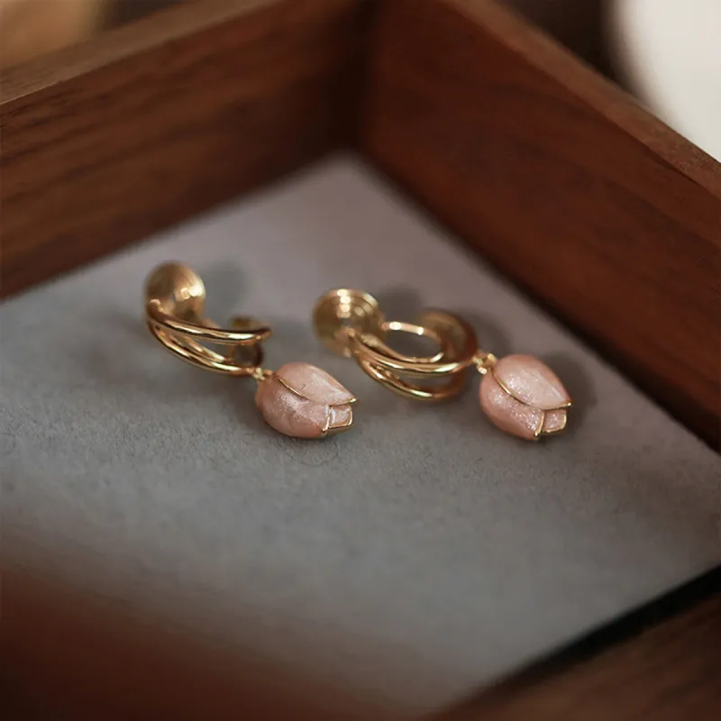 Yiru Alloy Clip On Earrings Women's-1