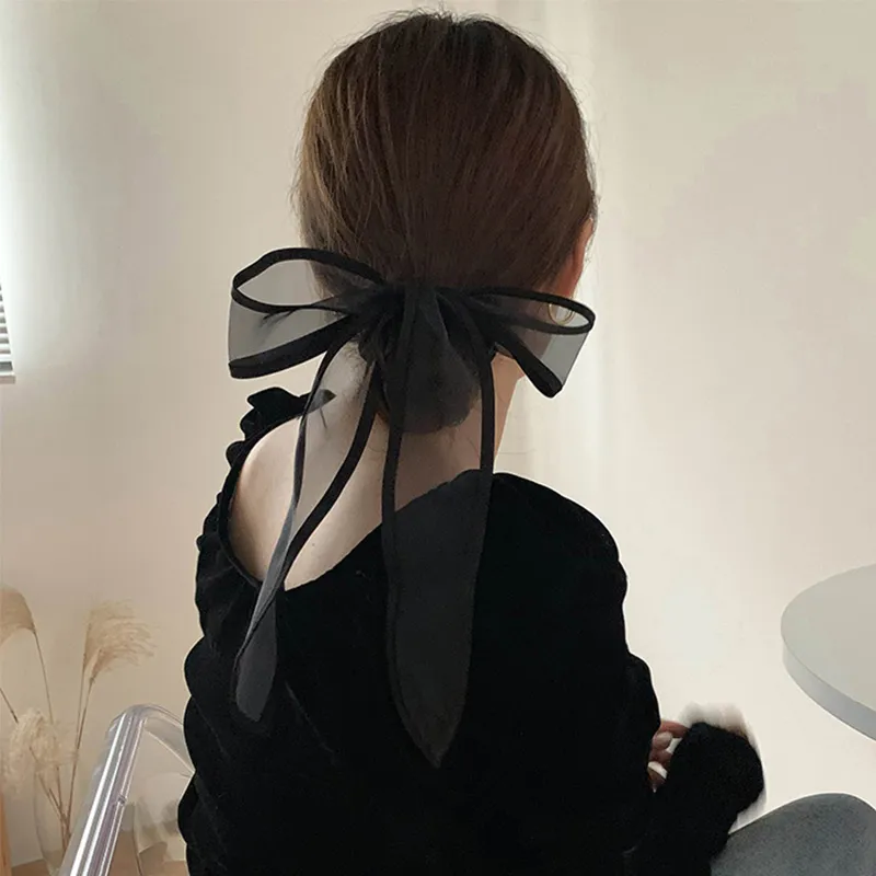 Yiru Gauze Hair Tie Rubber Band Women's-3
