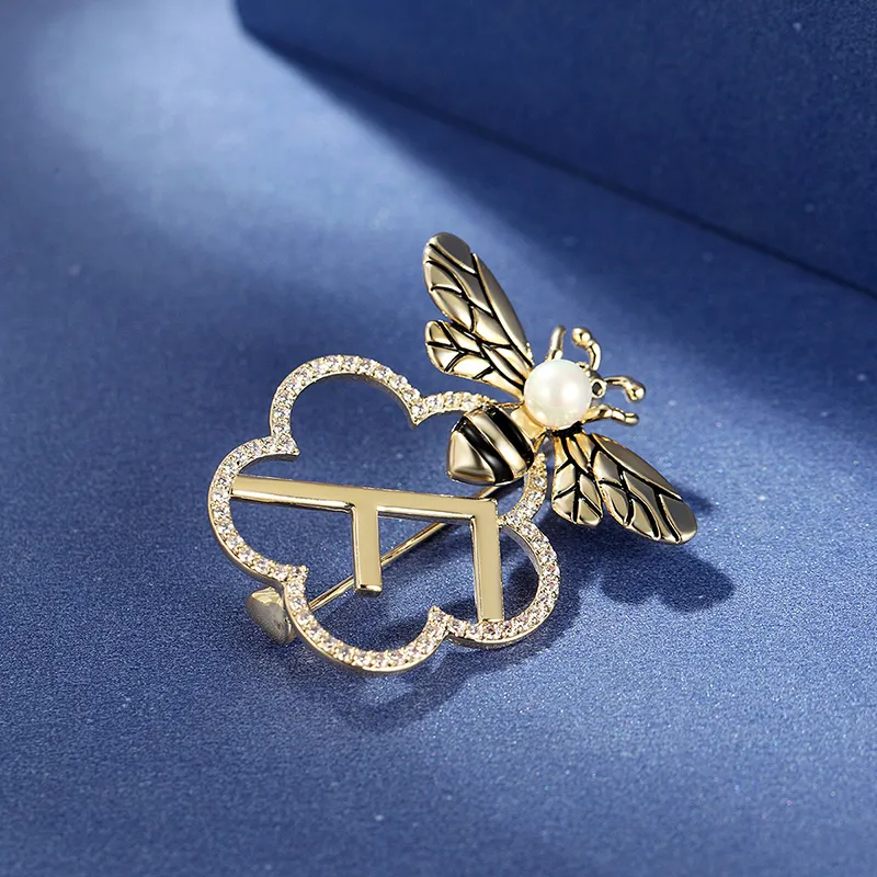 Yiru Bee Floral Brooches Women's-5