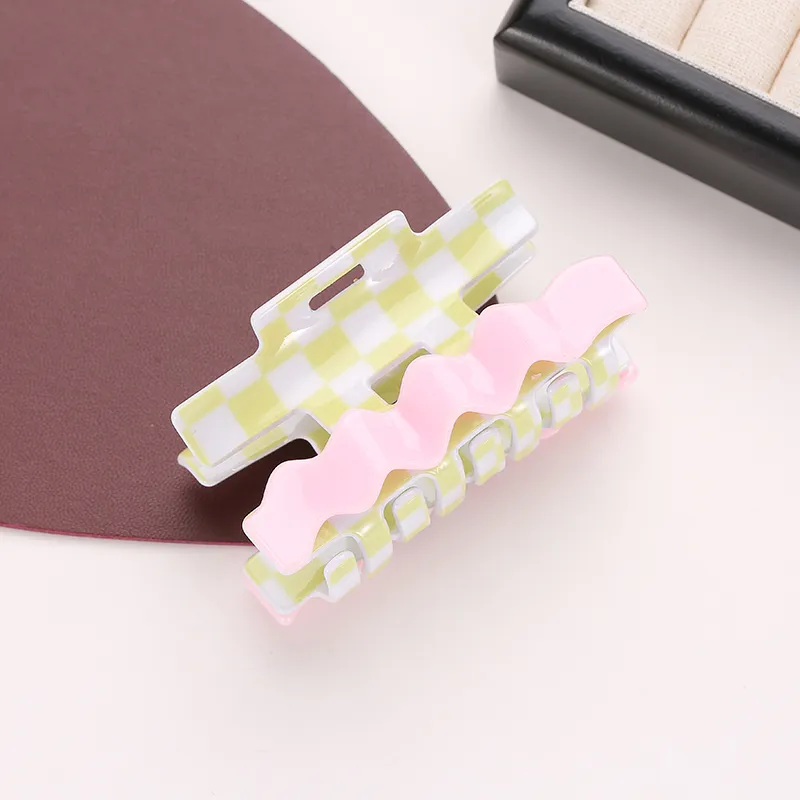 Yiru Plate Hair Claw Clip Claw Clip Hair Clip Women's-2
