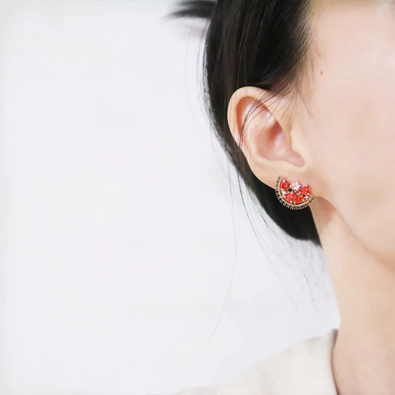 Yiru Copper Alloy Stud Earrings Women's-2
