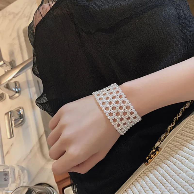 Yiru Round Bead Elastic String Hair Tie Women's-6