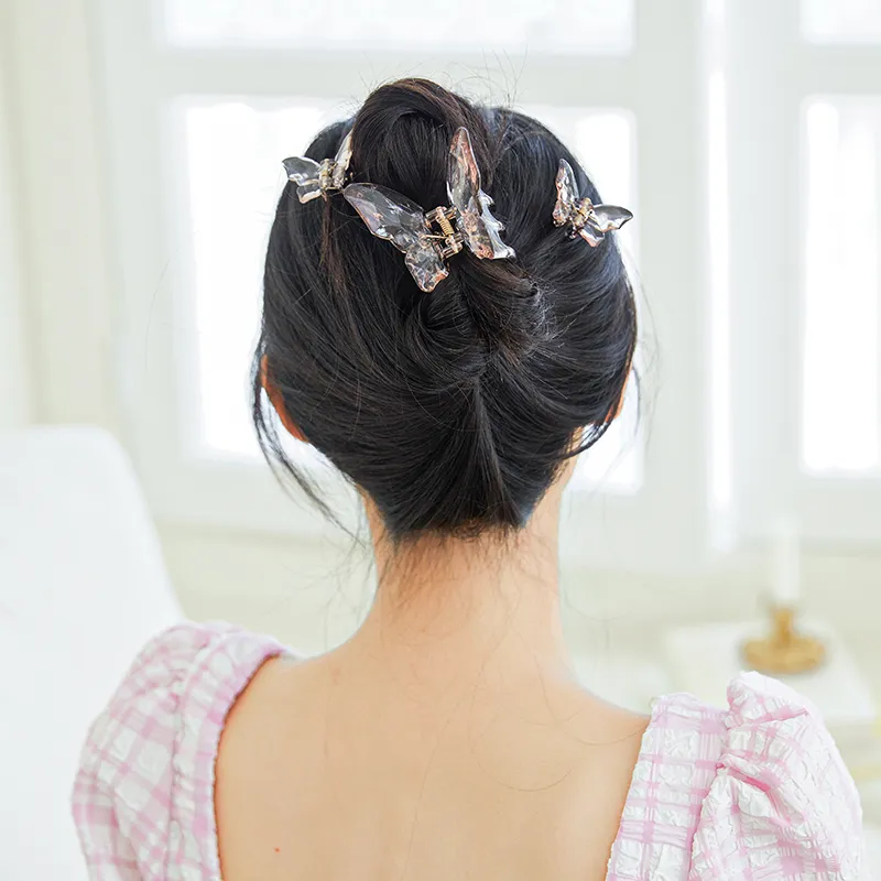 Yiru Acrylic Hair Clip Claw Clip Hair Accessory Women's-6
