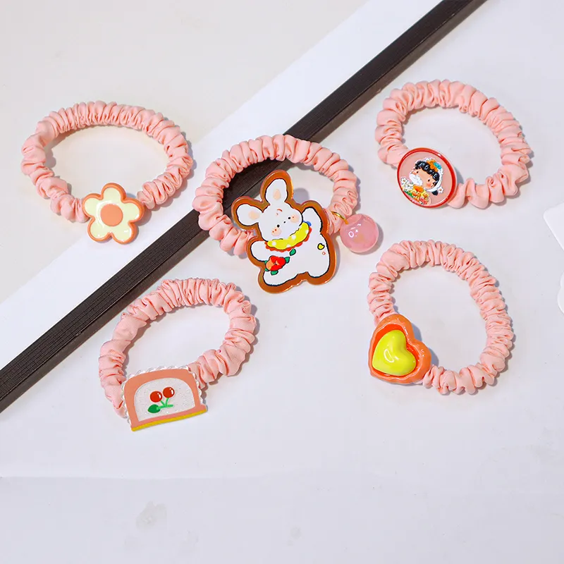 Yiru Fabric Resin Hair Tie Women's-4