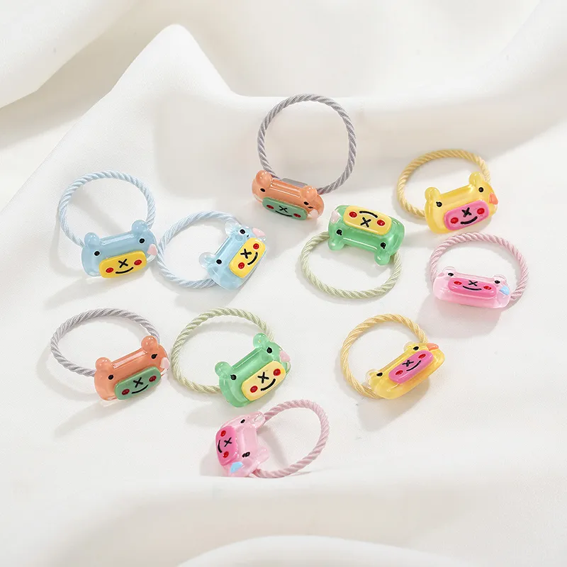 Yiru Rubber Band Resin Hair Tie Kids'-2