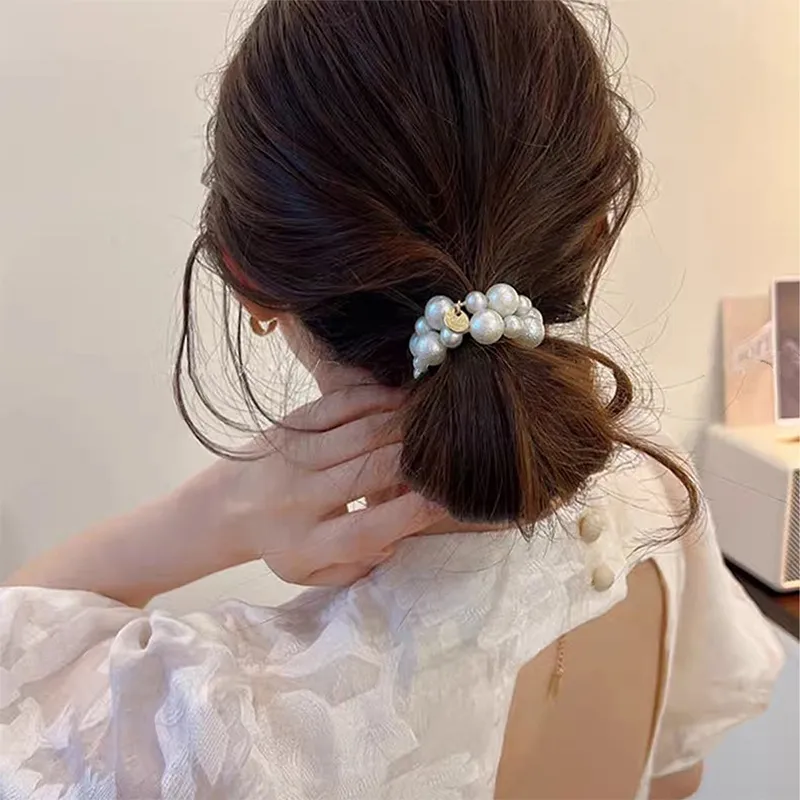 Yiru Rubber Band Hair Tie Women's-5