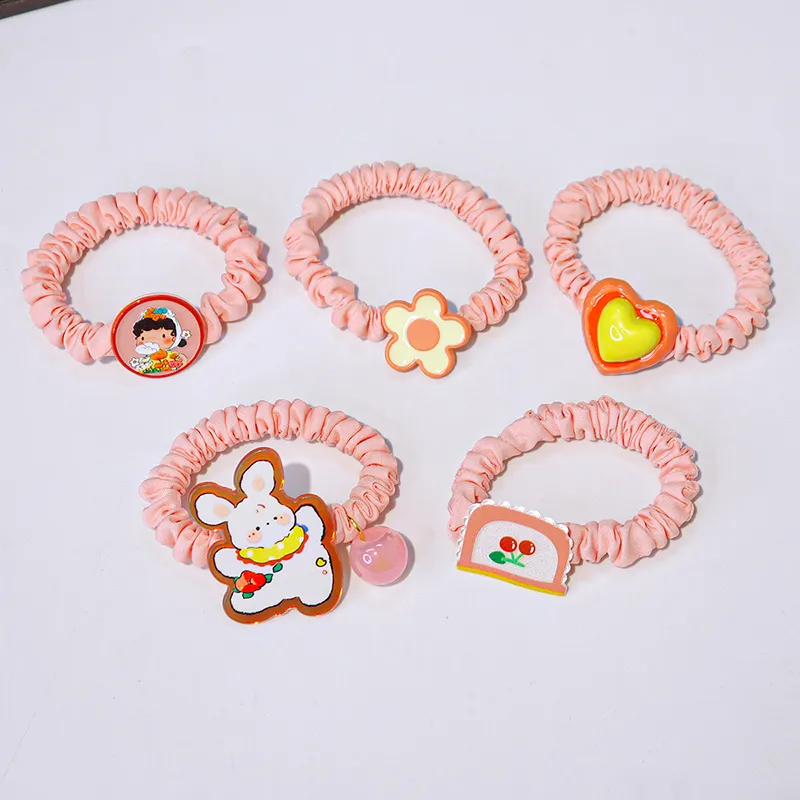 Yiru Fabric Resin Hair Tie Women's-7