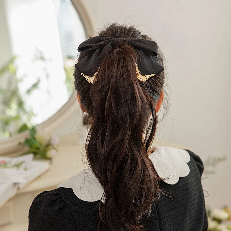 Yiru Fabric Horizontal Clip Headband Hair Clip Hair Accessory Headwear Accessories Women's-5